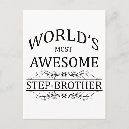 Der Phantastischste Stepbruder der Welt Postkarte (Vorderseite)