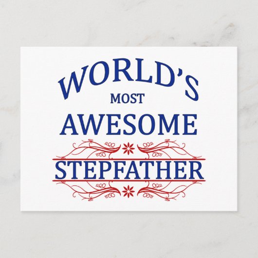 Der Phantastischste Stepfather der Welt Postkarte (Vorderseite)