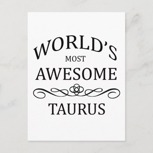Der Phantastischste Taurus der Welt Postkarte (Vorderseite)