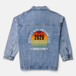 Der Phantastischste Vater der Mens-Welt seit 2020 Jeansjacke