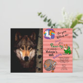 Der Phantom-Wolf Einladung (Stehend Vorderseite)