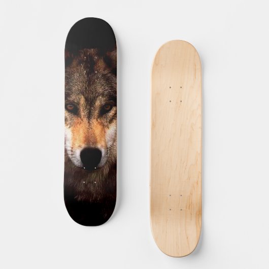 Der Phantom-Wolf Skateboard (Vorderseite)