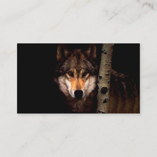 Der Phantom-Wolf Visitenkarte (Rückseite)