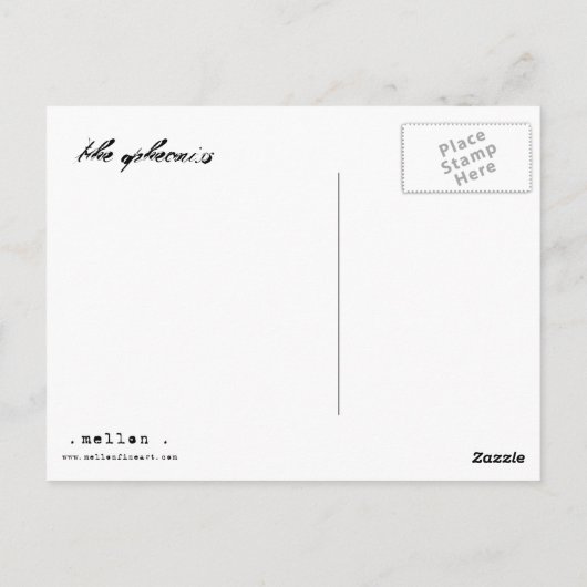 der Pheonix Postkarte (Rückseite)