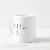 Der Philipper 4:13 Becher Kaffeetasse (Vorderseite Links)