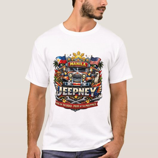 DER PHILIPPINEN JEEPNEY T-Shirt (Vorderseite)