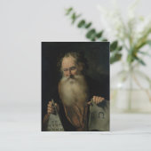 Der Philosoph, 1686 Postkarte (Stehend Vorderseite)