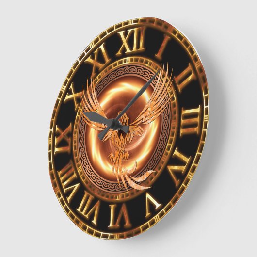 Der Phoenix Große Wanduhr (Winkel)