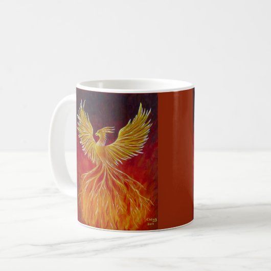 Der Phoenix Kaffeetasse (Vorderseite Links)