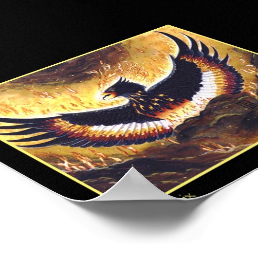 Der Phoenix steigt Poster (Ecke)