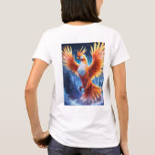 Der Phoenixvogel: Ein Symbol für Widerstandskraft T-Shirt (Rückseite)