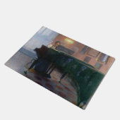 Der Pianist (Musikerin) Fußmatte (Schrägansicht)