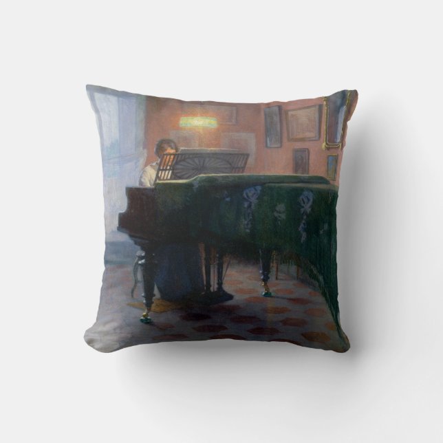 Der Pianist (Musikerin) Kissen (Vorderseite)