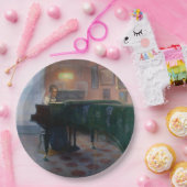 Der Pianist (Musikerin) Pappteller (Party)