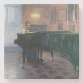 Der Pianist (Musikerin) Steinuntersetzer