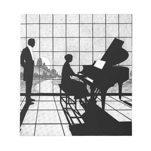 Der Pianist Notizblock (Vorderseite)