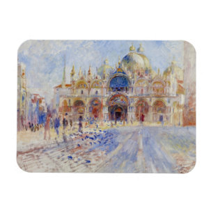 Der Piazza San Marco, Venedig, 1881 (Öl auf Magnet