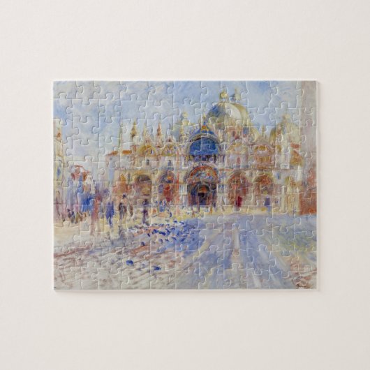 Der Piazza San Marco, Venedig, 1881 (Öl auf Puzzle (Horizontal)
