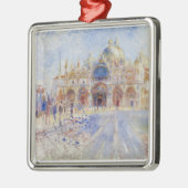 Der Piazza San Marco, Venedig, 1881 (Öl auf Silbernes Ornament (Links)