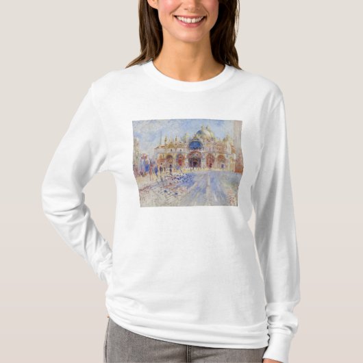 Der Piazza San Marco, Venedig, 1881 (Öl auf T-Shirt (Vorderseite)