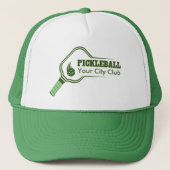 Der Pickleball Club Green Truckerkappe (Vorderseite)