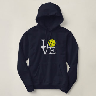Der Pickleball der Frauen Hoodie: "LIEBE " Hoodie