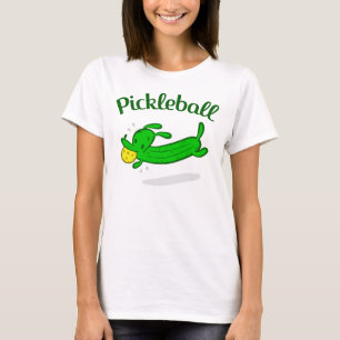 Der Pickleball der Frauen Hund legt T - Shirt in