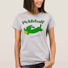 Der Pickleball der Frauen Hund legt T - Shirt in