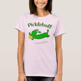 Der Pickleball der Frauen Hund legt T - Shirt in