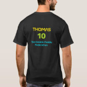 Der Pickleball-Invasor T-Shirt (Rückseite)