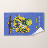 Der Pickleball-Platz-Reiniger: Alien-Edition Handtuch (Handtuch)