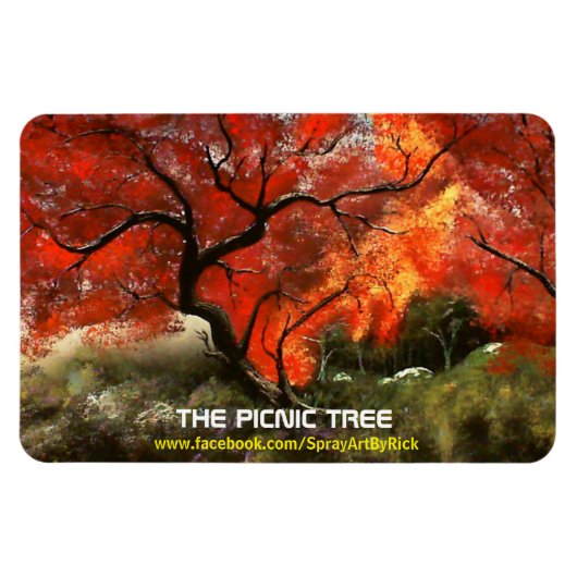Der Picnic Tree Magnet (Horizontal)