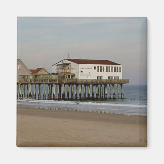 Der Pier am Strand von Old Orchard, Maine Magnet