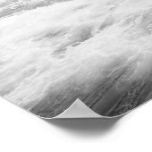 Der Pier am Strand von Old Orchard Poster (Ecke)