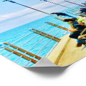 Der Pier in Forte dei Marmi, Italien Poster Print (Ecke)