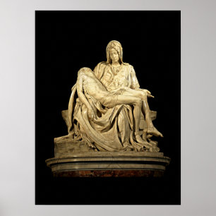 Der Pieta durch Michelangelo Poster