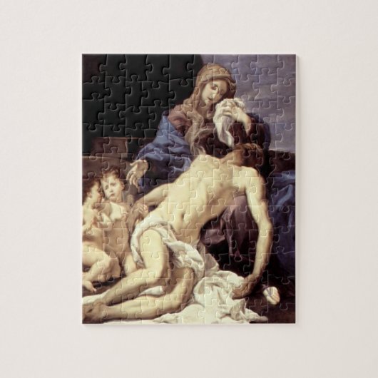 Der Pieta - Wehklage von Christus - Baciccio Puzzle (Vertikal)