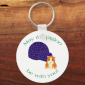 Der Pigloo Muffin-Schlüsselanhänger Schlüsselanhänger (Vorderseite)