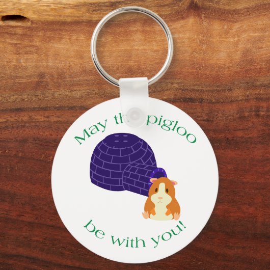 Der Pigloo Muffin-Schlüsselanhänger Schlüsselanhänger (Vorderseite)