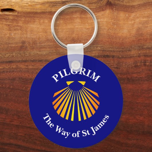 Der Pilgerweg von St. James Schlüsselanhänger (Vorderseite)