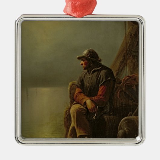 Der Pilot behält Uhr, 1851 Silbernes Ornament (Vorne)