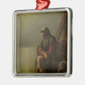 Der Pilot behält Uhr, 1851 Silbernes Ornament (Links)