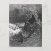 Der Pilot leidet Postkarte (Vorderseite)