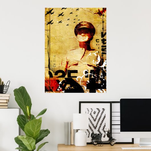 Der Pilot Poster (Heimbüro)