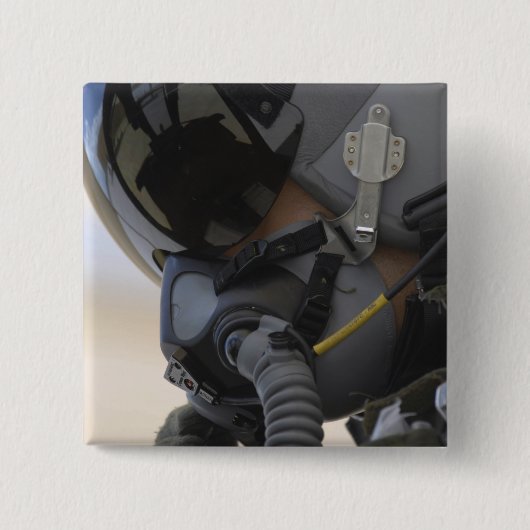 Der Pilot sitzt in seinem A-10-Thunderblitz II Button (Vorderseite)