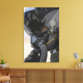 Der Pilot sitzt in seinem A-10-Thunderblitz II Leinwanddruck (Insitu (Wohnzimmer))