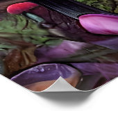 Der Pilzwald | AI Art Poster (Ecke)