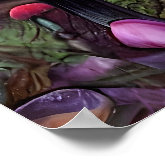 Der Pilzwald | AI Art Poster (Ecke)