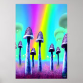 Der Pilzwald | AI Art Poster (Vorne)