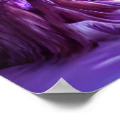 Der Pilzwald im Winter | AI Art Poster (Ecke)